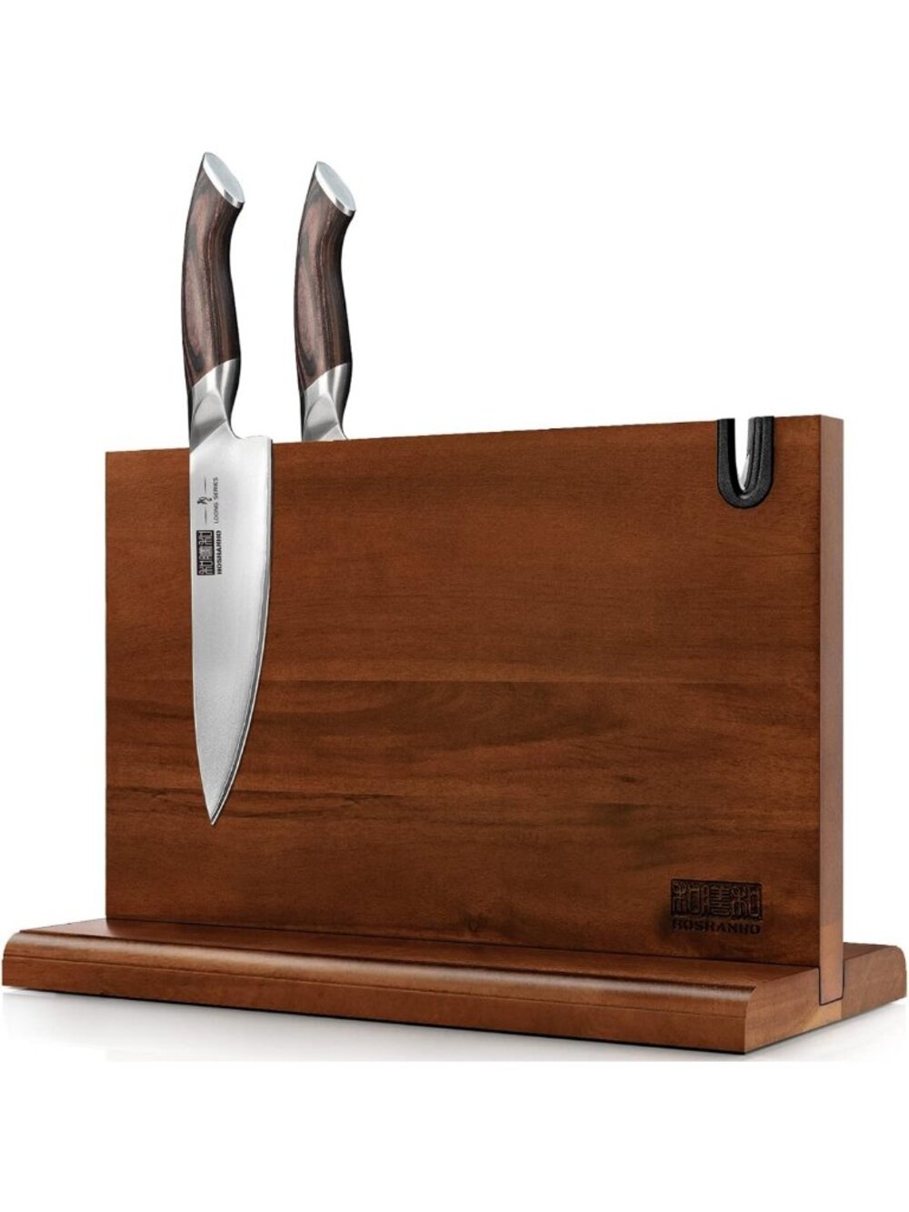 Magnetic Knife Block - Double-Sided Holder, 14"x10", Space-Saving Kitchen